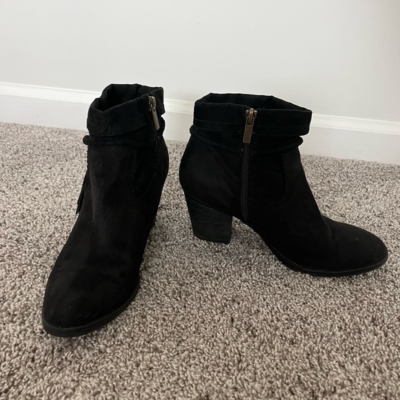 Black Ankle Booties - Picture 3 of 7
